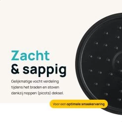 MOA Gietijzeren Braadpan - Inhoud 4,75 Liter - 26CM - Rond - Alle Warmtebronnen - Ook Voor Inductie - Gewicht 5,8 Kg - Bordeaux Rood - MC26BR -Aanbiedingen Tefal Winkel 1200x1200 916