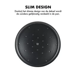 MOA Gietijzeren Braadpan - Inhoud 5,7 Liter - 26CM - Rond - Alle Warmtebronnen - Ook Voor Inductie - Gewicht 5,8 Kg - Zwart - C26B -Aanbiedingen Tefal Winkel 1200x1200 938
