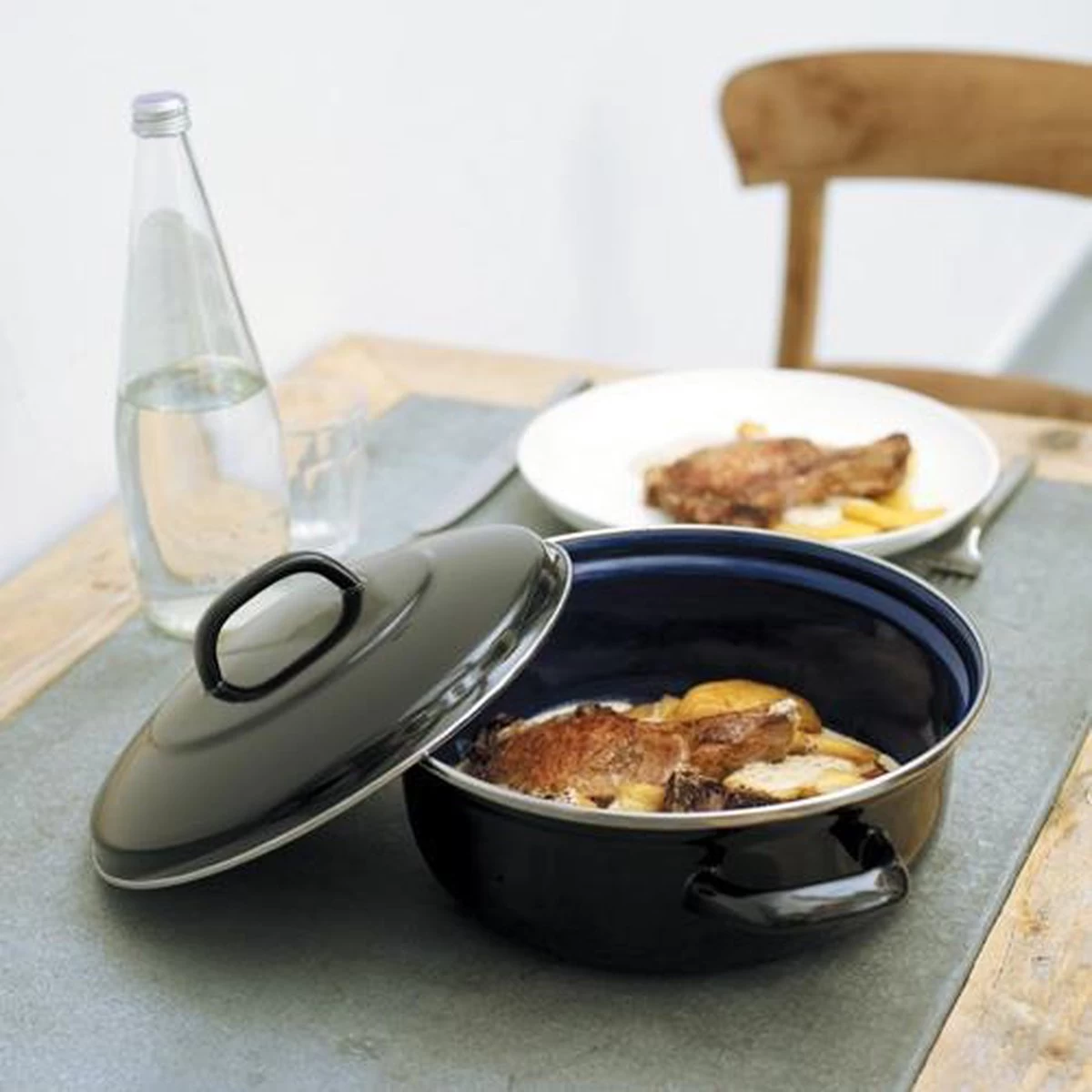 BK Fortalit Braadpan Ø 36 Cm / 7,5L - Emaille - Inductie 5 BK Fortalit Braadpan Ø 36 Cm / 7,5L - Emaille - Inductie - Afbeelding 5