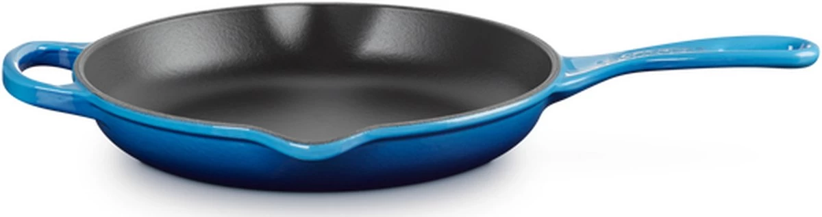 Le Creuset - Gietijzeren Ronde Skillet In Azure 23cm 2 Le Creuset - Gietijzeren Ronde Skillet In Azure 23cm - Afbeelding 2