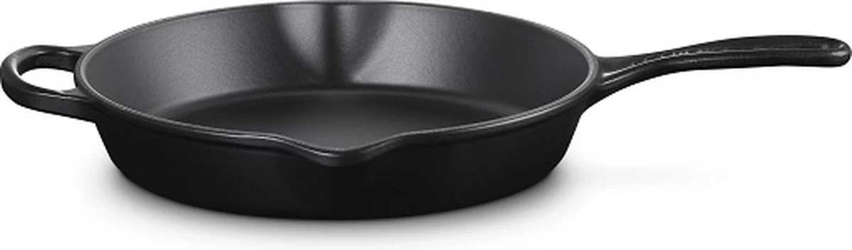 Le Creuset Hoge Ronde Skillet Mat Zwart 26cm 4 Le Creuset Hoge Ronde Skillet Mat Zwart 26cm - Afbeelding 4