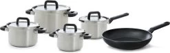 BK Flow Cool Pannenset - 9-delig - Veilig Afgietsysteem - Inductie -Aanbiedingen Tefal Winkel 1200x377