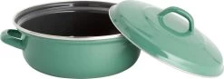 Lite-Body - Magnus Braadpan 24cm/2,5 L Met Deksel- Emaille- Olijf Groen - Inductie -Aanbiedingen Tefal Winkel 1200x424 1