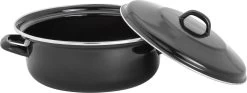 Lite-Body - Emaille - Magnus Braadpan 24cm/2,5l Met Deksel - Zwart - Inductie -Aanbiedingen Tefal Winkel 1200x452 2