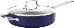 Blue Diamond – Sauteerpan Inclusief Deksel – Hapjespan – 28 Cm - Coating Met Diamant - Blauw -Aanbiedingen Tefal Winkel 1200x455