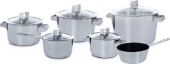 BK Conical Deluxe Kookpannenset - 5 Delig - RVS