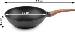 Rosmarino Black Line - Wokpan - Ø30cm - 100% PFAS & PFOA Vrij - Gegoten Aluminium - Non-stick Minerale Coating - Ergonomische Handgreep - Geschikt Voor Alle Warmtebronnen & Vaatwasser 16 Rosmarino Black Line - Wokpan - Ø30cm - 100% PFAS & PFOA Vrij - Gegoten Aluminium - Non-stick Minerale Coating - Ergonomische Handgreep - Geschikt Voor Alle Warmtebronnen & Vaatwasser -Aanbiedingen Tefal Winkel 1200x525