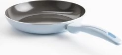VitaVerde Expert Koekenpannenset Ø 20cm + Ø 24cm + Ø 28cm - Lichtblauw - Inductie - PFAS-vrij -Aanbiedingen Tefal Winkel 1200x544