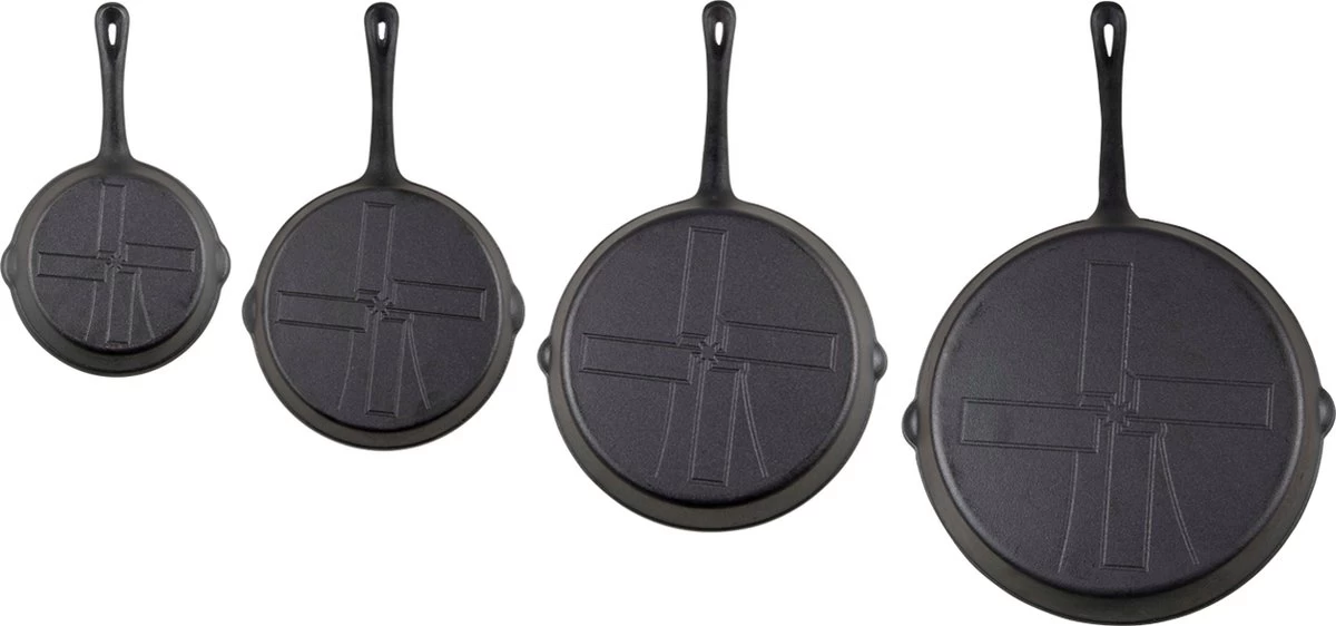 The Windmill Koekenpan Skillet Maxi 26 Cm Gietijzer Zwart 8 The Windmill Koekenpan Skillet Maxi 26 Cm Gietijzer Zwart - Afbeelding 8