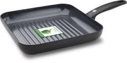 GreenPan Cambridge Grillpan 28cm - Zwart - Inductie - PFAS-vrij 28 GreenPan Cambridge Grillpan 28cm - Zwart - Inductie - PFAS-vrij -Aanbiedingen Tefal Winkel 1200x599