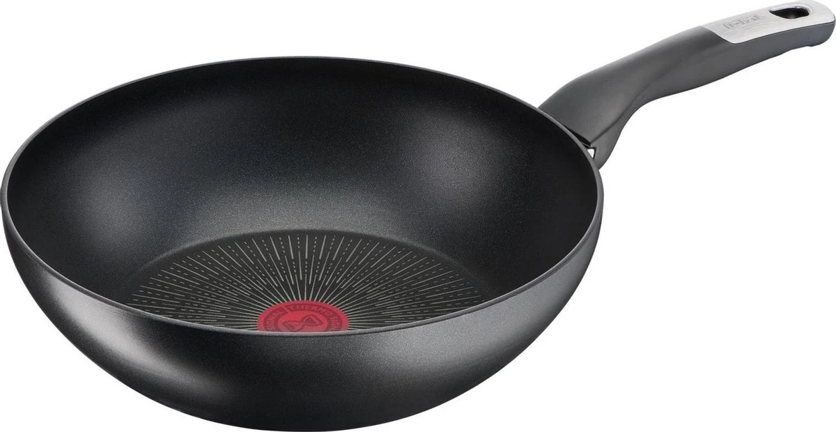 Tefal Unlimited - Pannenset - Koekenpannen Ø24/28 Cm - Wokpan Ø28 Cm 2 Tefal Unlimited - Pannenset - Koekenpannen Ø24/28 Cm - Wokpan Ø28 Cm - Afbeelding 2