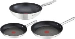 Tefal Ultimum - Pannenset - 3 Stuks | Koekenpan 24cm | Koekenpan 28cm | Wokpan 28cm | INDUCTIE - PFAS-vrij