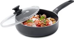 GreenPan Cambridge Hapjespan Met Deksel 24cm - Zwart - Inductie - PFAS-vrij -Aanbiedingen Tefal Winkel 1200x629 5