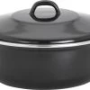 Lite-Body - Emaille - Magnus Braadpan 28cm/3,5l Met Deksel - Inductie - Zwart