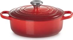 Le Creuset - Gietijzeren - Lage Braadpan - 24cm - Kersenrood 34 Le Creuset - Gietijzeren - Lage Braadpan - 24cm - Kersenrood -Aanbiedingen Tefal Winkel 1200x653 1