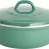 Lite-Body - Magnus Braadpan 24cm/2,5 L Met Deksel- Emaille- Olijf Groen - Inductie