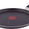 Tefal Simply Clean Pannenkoekenpan - Crêpe Pan Non-stick Coating - Pancake Pan - Titanium - Ø25 Cm - Zwart