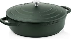 Westinghouse Performance Series - Hapjespan Inductie Met Deksel - 28cm Sauteerpan - Oven Geschikt - Groen
