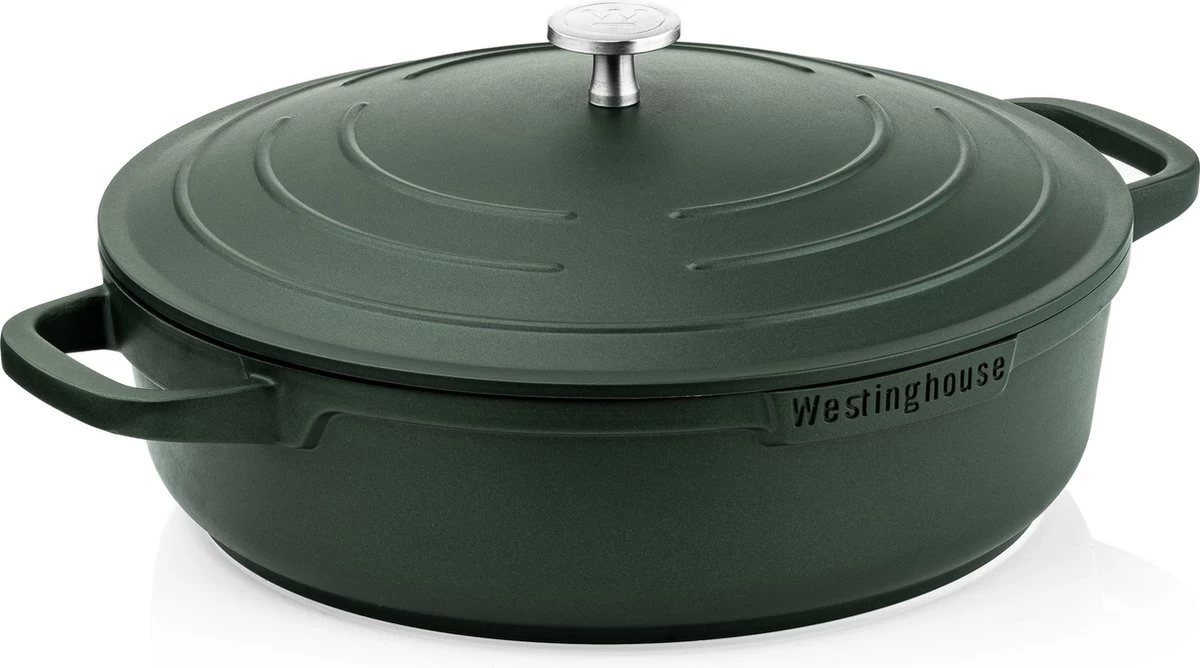 Westinghouse Performance Series - Hapjespan Inductie Met Deksel - 32cm Sauteerpan - Oven Geschikt - Groen 1 Westinghouse Performance Series - Hapjespan Inductie Met Deksel - 32cm Sauteerpan - Oven Geschikt - Groen