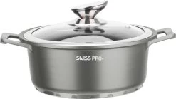 Swiss Pro+ | Set 14 Delige Pannenset | Inductie - Pannensets - Glazen Deksel - Met Afneembare Handgreep - Marmeren Interieur -PFAS-vrij | Grey / Silver 19 Swiss Pro+ | Set 14 Delige Pannenset | Inductie - Pannensets - Glazen Deksel - Met Afneembare Handgreep - Marmeren Interieur -PFAS-vrij | Grey / Silver -Aanbiedingen Tefal Winkel 1200x675 20