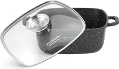 Edënbërg Stonetec Line - 8-delige Luxe Pannenset Van Gesmeed Aluminium - Zwart -Aanbiedingen Tefal Winkel 1200x694