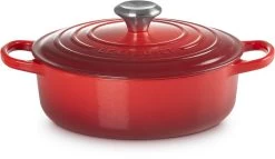 Le Creuset - Gietijzeren - Lage Braadpan - 24cm - Kersenrood 25 Le Creuset - Gietijzeren - Lage Braadpan - 24cm - Kersenrood -Aanbiedingen Tefal Winkel 1200x695 4