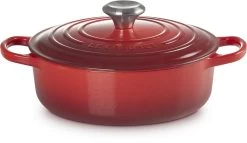 Le Creuset - Gietijzeren - Lage Braadpan - 24cm - Kersenrood 29 Le Creuset - Gietijzeren - Lage Braadpan - 24cm - Kersenrood -Aanbiedingen Tefal Winkel 1200x695 5