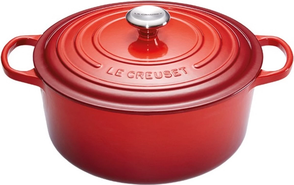 Le Creuset Braadpan Signature Kersenrood - ø 28 Cm / 6.7 Liter 13 Le Creuset Braadpan Signature Kersenrood - ø 28 Cm / 6.7 Liter - Afbeelding 13