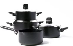 GreenPan Memphis Pannenset - 4-delig - Zwart - Inductie - PFAS-vrij