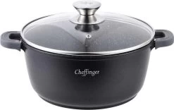 Cheffinger Cooking | Braadpan Met Deksel | 28cm | Alle Warmtebronnen |DC28 8 Cheffinger Cooking | Braadpan Met Deksel | 28cm | Alle Warmtebronnen |DC28 -Aanbiedingen Tefal Winkel 1200x757 7