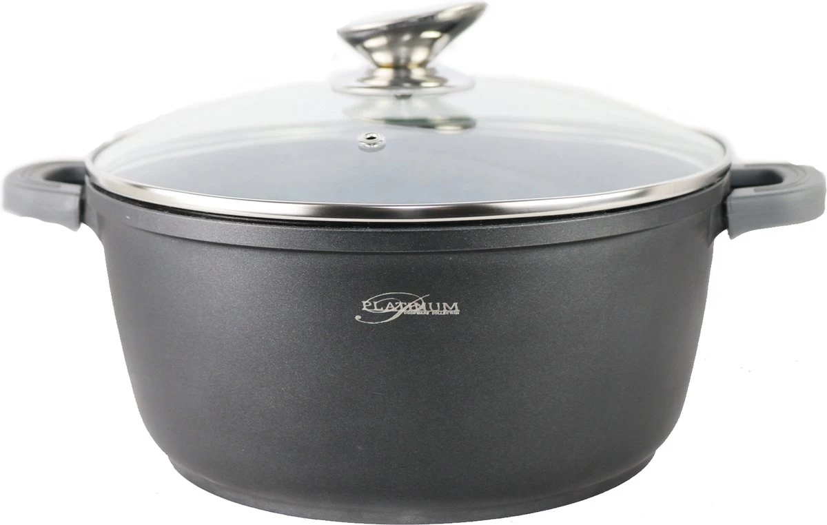 Platinum Cooking | Braadpan Met Deksel | 28cm | Koper | Alle Warmtebronnen | DAS28 2 Platinum Cooking | Braadpan Met Deksel | 28cm | Koper | Alle Warmtebronnen | DAS28 - Afbeelding 2