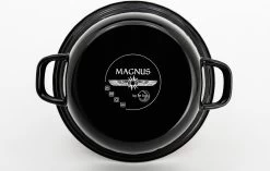 Lite-Body - Emaille - Magnus Braadpan 28cm/3,5l Met Deksel - Inductie - Zwart -Aanbiedingen Tefal Winkel 1200x763 7
