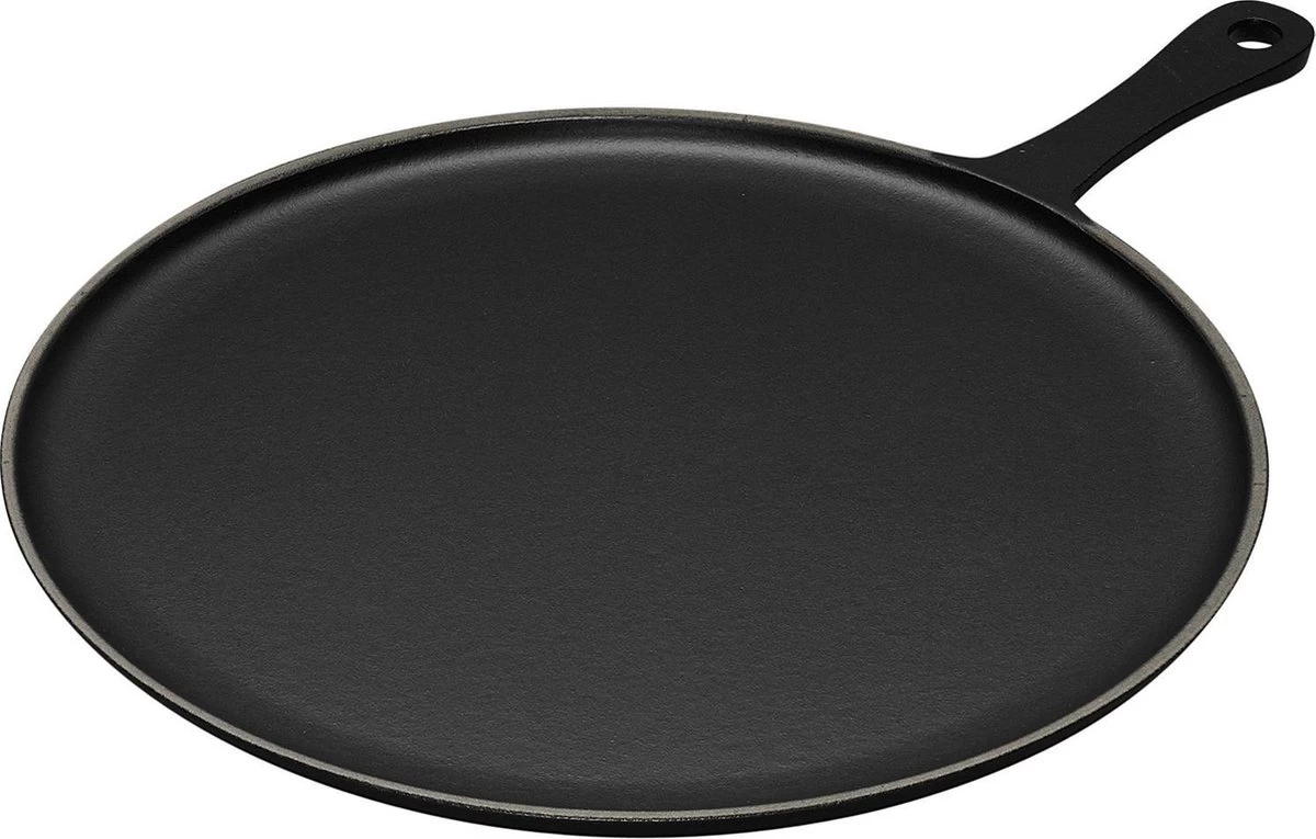 Le Creuset Le Creuster Gietijzeren Pannenkoekpan - Mat Zwart - 27cm 1 Le Creuset Le Creuster Gietijzeren Pannenkoekpan - Mat Zwart - 27cm