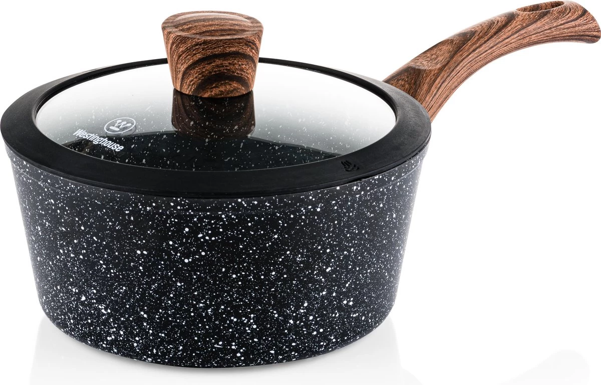 Westinghouse Steelpan Inductie - Ø 20 Cm - Zwart Marmer - Speciale Editie 1 Westinghouse Steelpan Inductie - Ø 20 Cm - Zwart Marmer - Speciale Editie