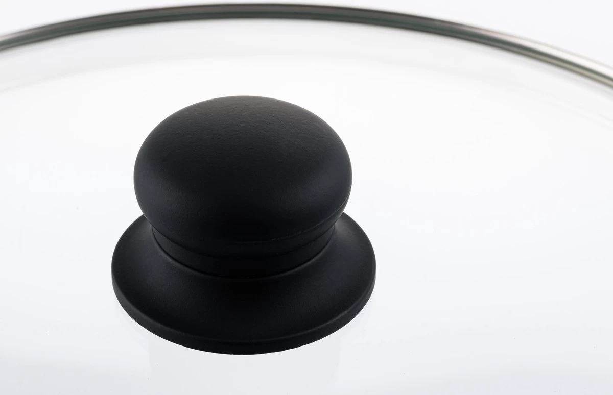 Westinghouse Hapjespan Inductie - Ø 28 Cm - Zwart Marmer - Met Deksel 4 Westinghouse Hapjespan Inductie - Ø 28 Cm - Zwart Marmer - Met Deksel - Afbeelding 4