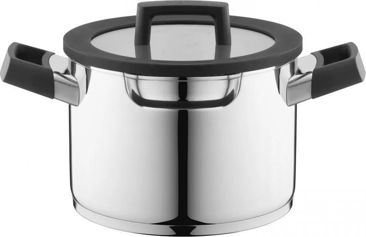 BergHOFF GEM Downdraft Pannenset - 7 Delige Set - 4 Pannen 2 BergHOFF GEM Downdraft Pannenset - 7 Delige Set - 4 Pannen - Afbeelding 2