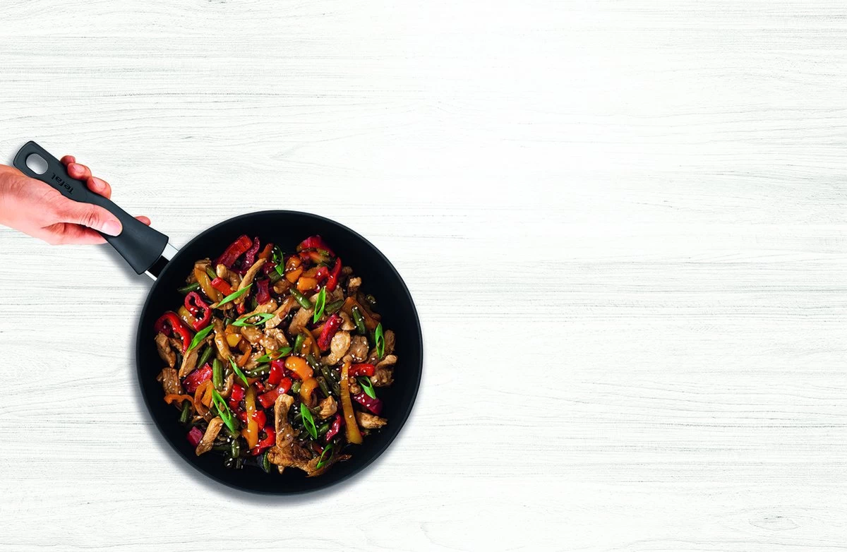 Tefal Easy Chef Wokpan - Ø 28 Cm 9 Tefal Easy Chef Wokpan - Ø 28 Cm - Afbeelding 9