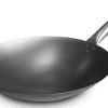 Kitchen Basics Wokpan 40 Cm + Houten Steel
