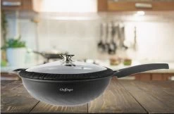 Chefflinger Wokpan - Antiaanbak - 32cm -Aanbiedingen Tefal Winkel 1200x787