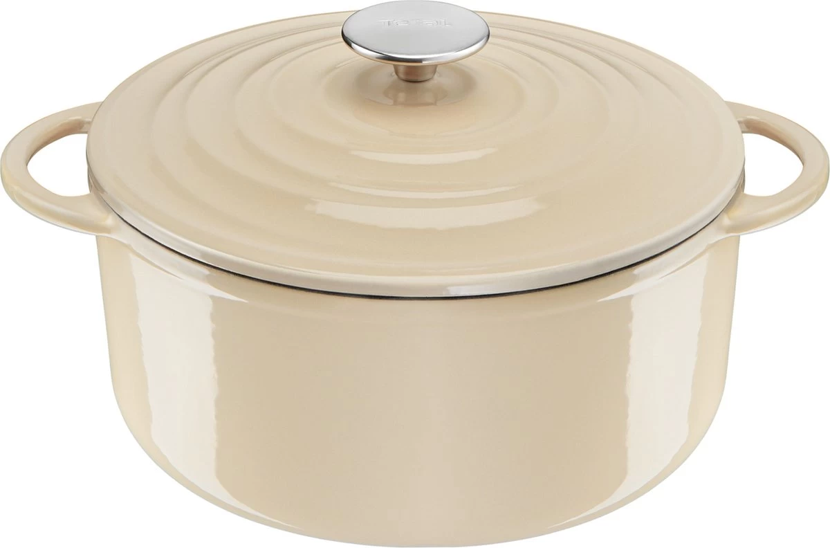 Tefal LOV Braadpan - 5L - Ø25 Cm - Beige 1 Tefal LOV Braadpan - 5L - Ø25 Cm - Beige