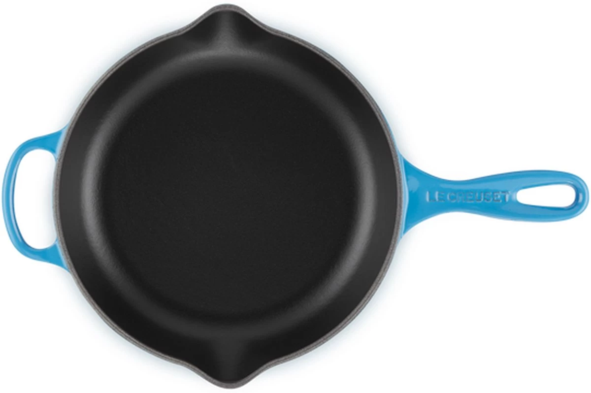 Le Creuset - Gietijzeren Ronde Skillet In Azure 23cm 3 Le Creuset - Gietijzeren Ronde Skillet In Azure 23cm - Afbeelding 3