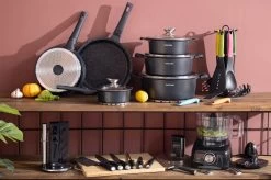 Swiss Pro+ - SWP41D22 - Pannenset 41 Delig - Foodprocessor - Messenblok 8 Delig - Kookgerei Set Met Houder 7 Delig - Starters Pakket - 2022 Serie - Limited Edition -uitzet 18 Swiss Pro+ - SWP41D22 - Pannenset 41 Delig - Foodprocessor - Messenblok 8 Delig - Kookgerei Set Met Houder 7 Delig - Starters Pakket - 2022 Serie - Limited Edition -uitzet -Aanbiedingen Tefal Winkel 1200x799 77