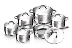 Blaumann 12-delige Roestvrijstalen Pannenset -Aanbiedingen Tefal Winkel 1200x800 1