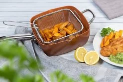 Nuovva Koperen Frituurpan, Met Diepe Zijkanten & Deksel -Aanbiedingen Tefal Winkel 1200x800 205