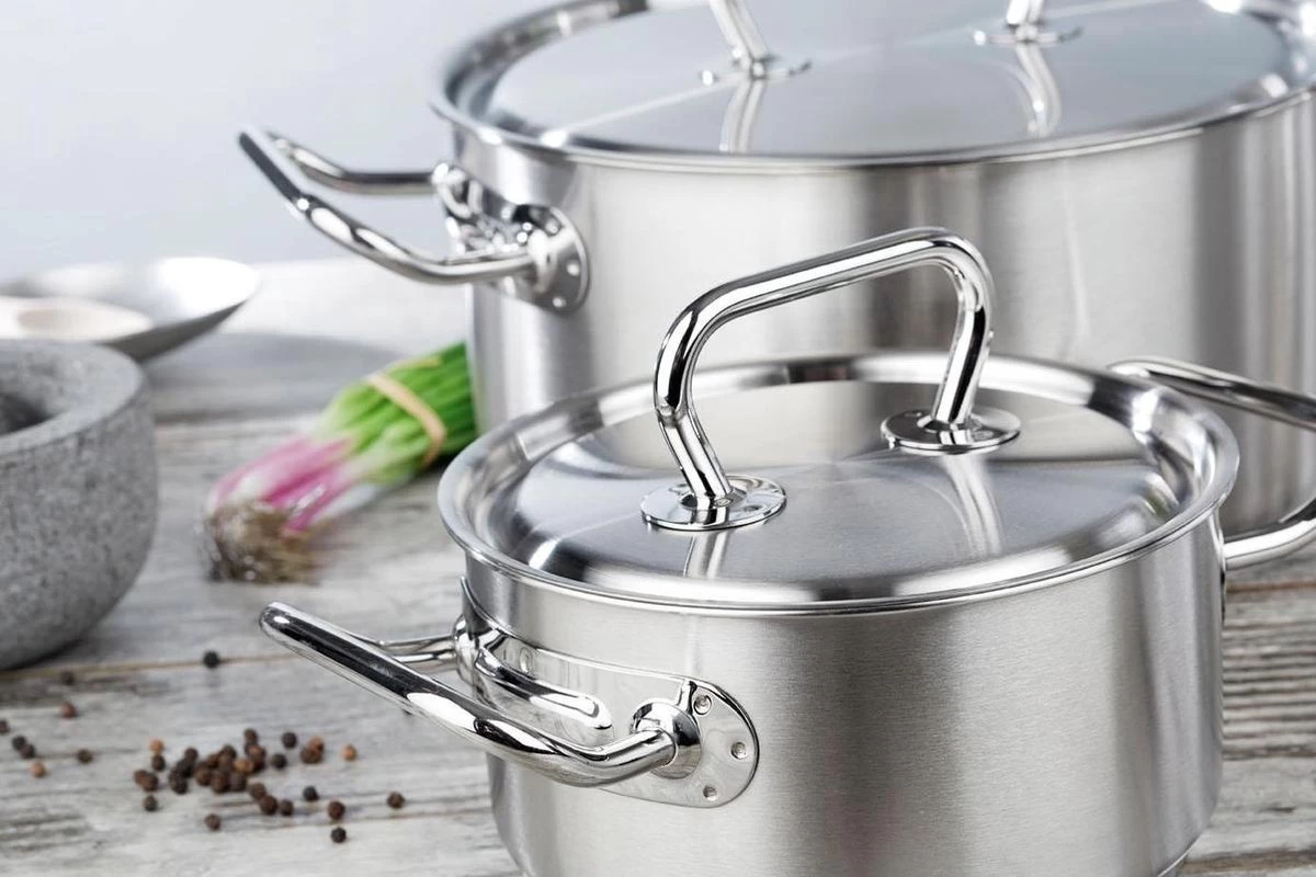 Demeyere Classic Pannenset - 5 Delig - RVS 3 Demeyere Classic Pannenset - 5 Delig - RVS - Afbeelding 3