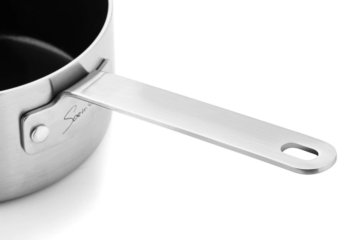 Soenil By ISENVI - Koekenpan Inductie - 24 CM - Keramische Pan - RVS Handgreep 2 Soenil By ISENVI - Koekenpan Inductie - 24 CM - Keramische Pan - RVS Handgreep - Afbeelding 2