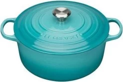 Le Creuset Braadpan Signature Caribbean Blue - ø 20 Cm / 2.4 Liter -Aanbiedingen Tefal Winkel 1200x804 7