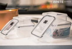 The White Series - Keramische Pannenset Met Glazen Deksels - Inclusief Set Vershoudbakjes - Zwart -Aanbiedingen Tefal Winkel 1200x813 4