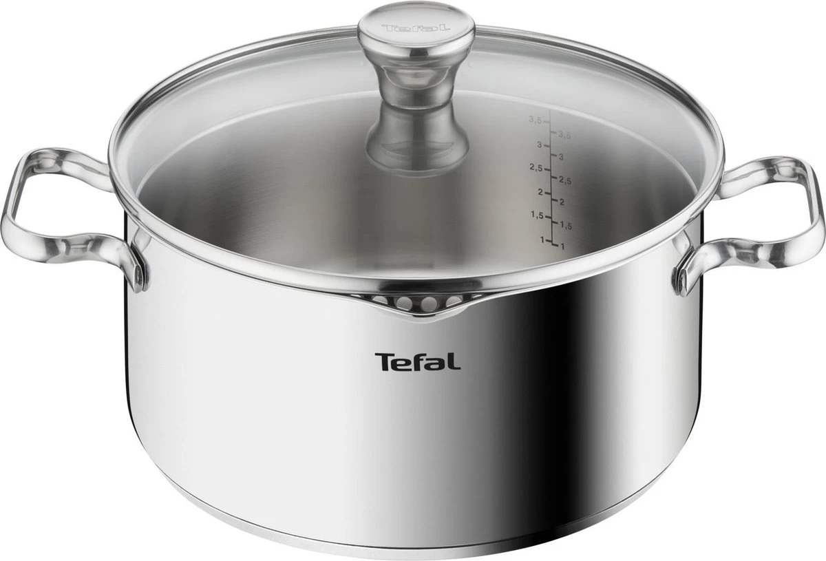 Tefal Duetto 3-delige Kookset - Steelpan Ø 16 Cm, Kookpan Ø 20/24 Cm 8 Tefal Duetto 3-delige Kookset - Steelpan Ø 16 Cm, Kookpan Ø 20/24 Cm - Afbeelding 8