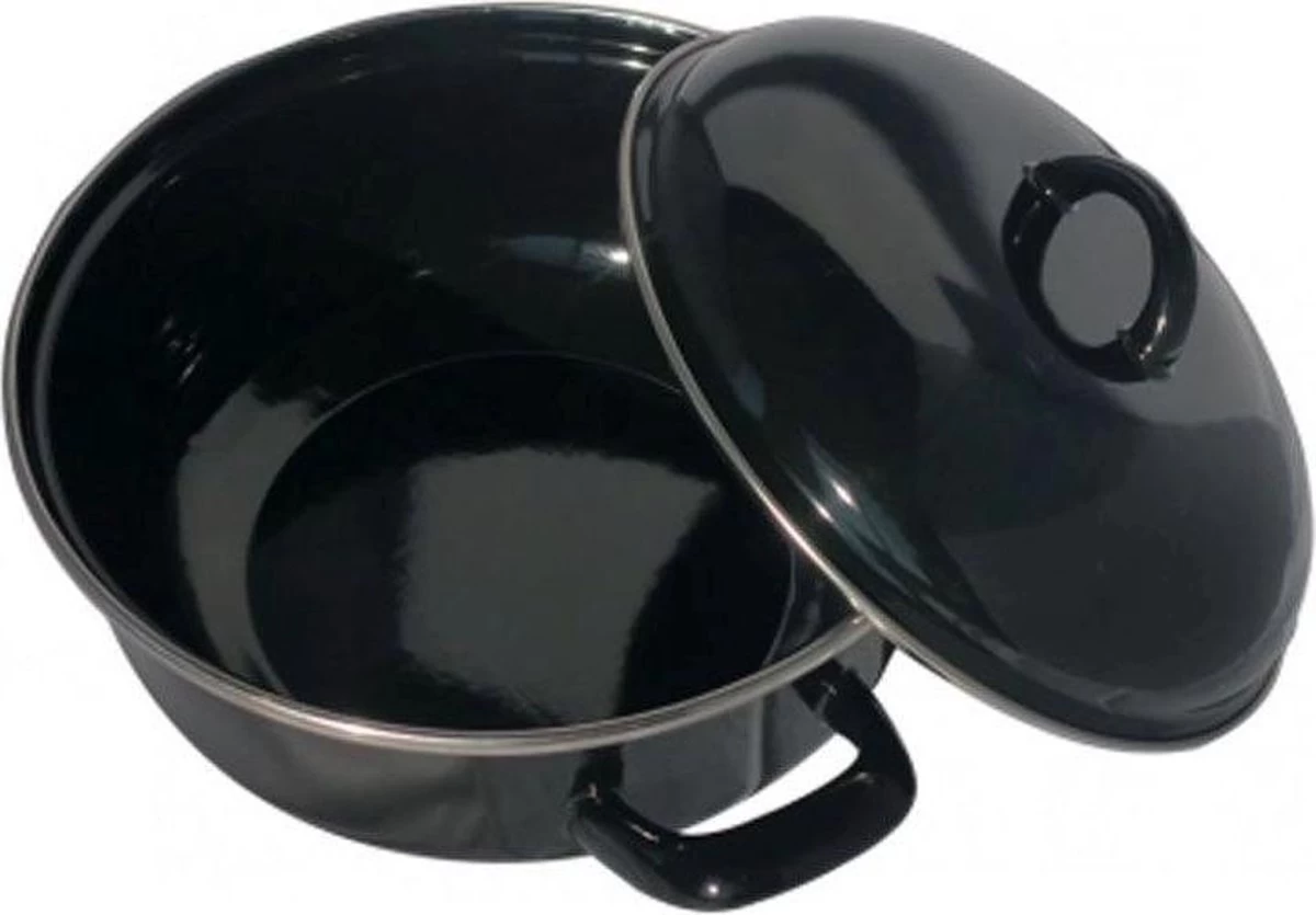 CasaLupo Emaille Braadpan Cooking - ø 26 Cm / 5 Liter 8 CasaLupo Emaille Braadpan Cooking - ø 26 Cm / 5 Liter - Afbeelding 8